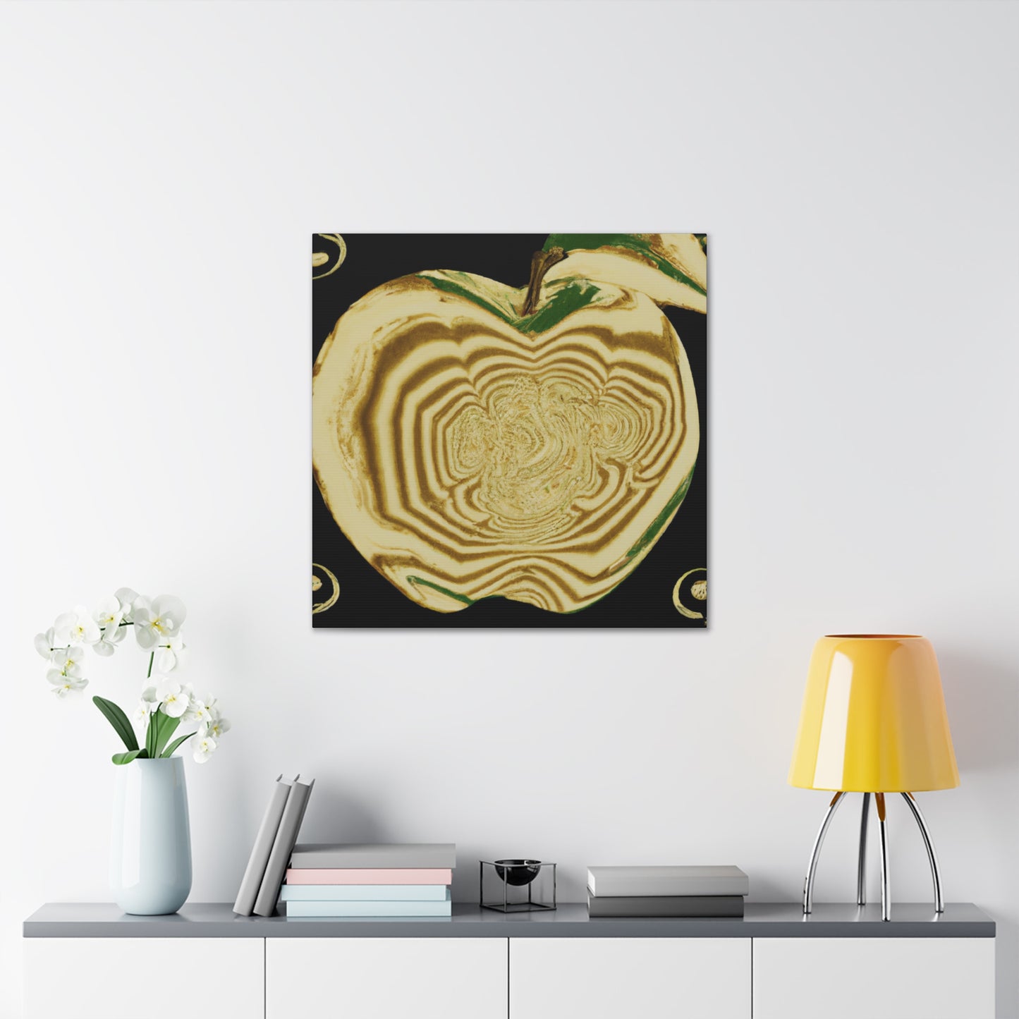 "Apple of Art Nouveau" - Canvas