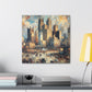 "City in Motion" - Canvas