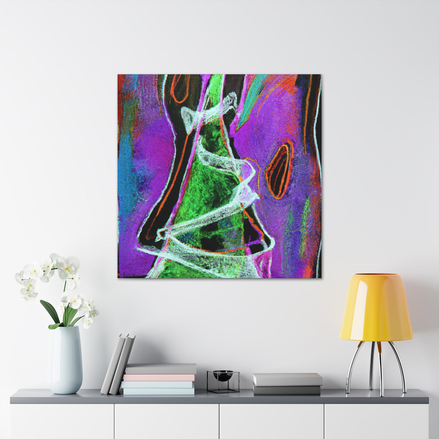 "Surreal Christmas Treefest" - Canvas