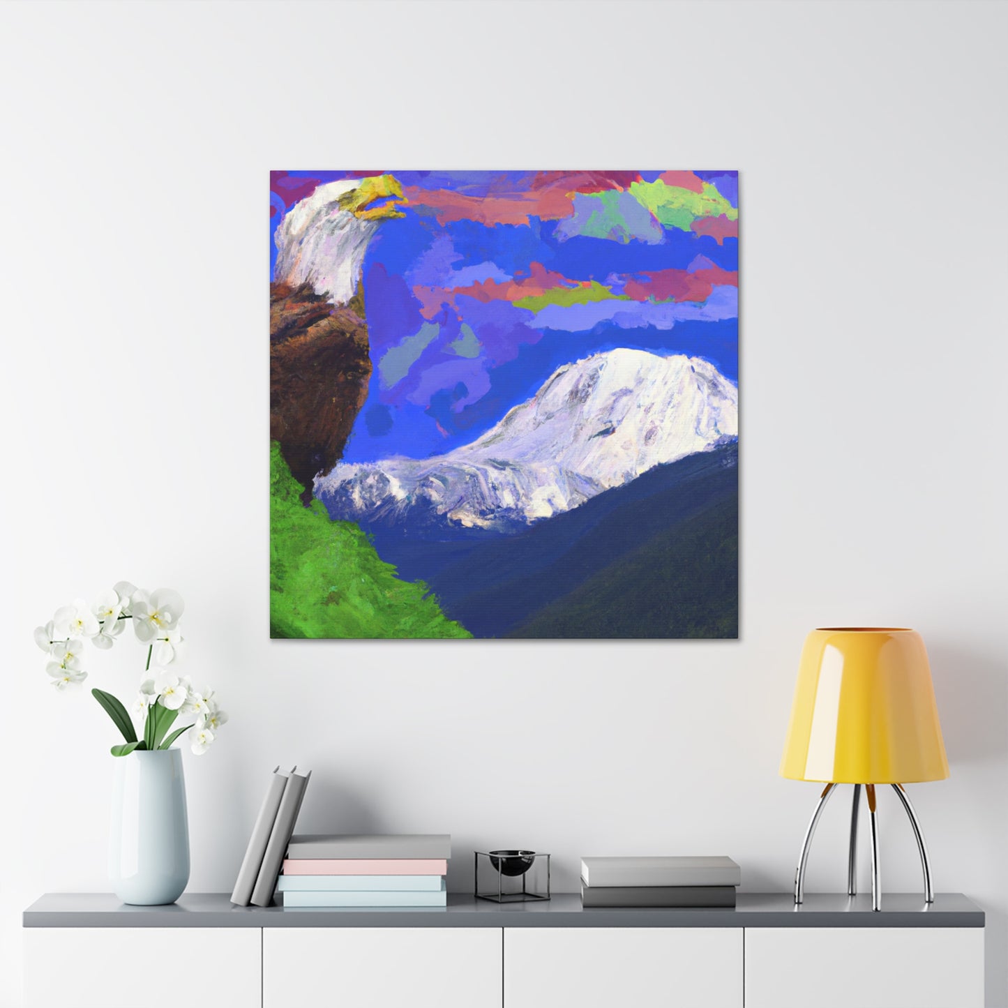 Bald Eagle Majesty Awed - Canvas