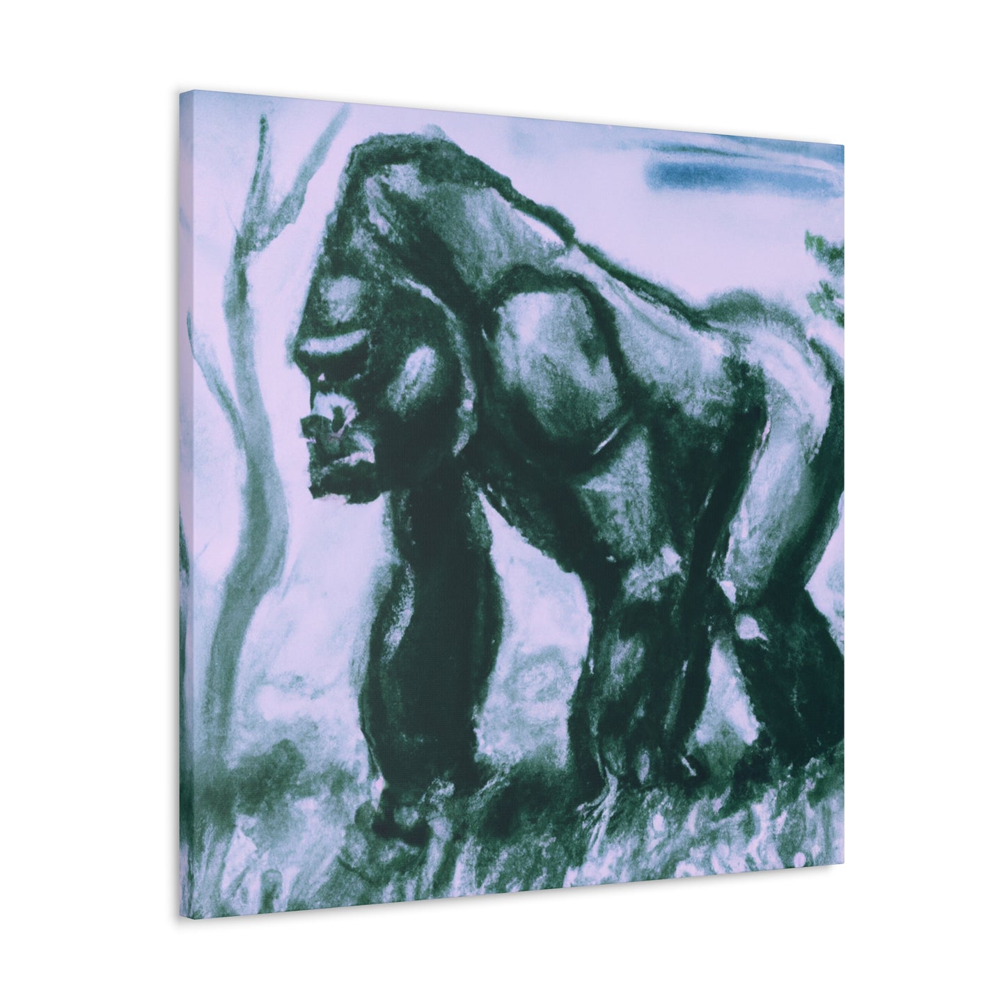 Gorilla in Expressionism - Canvas