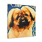 Pekingese Poised Elegance - Canvas