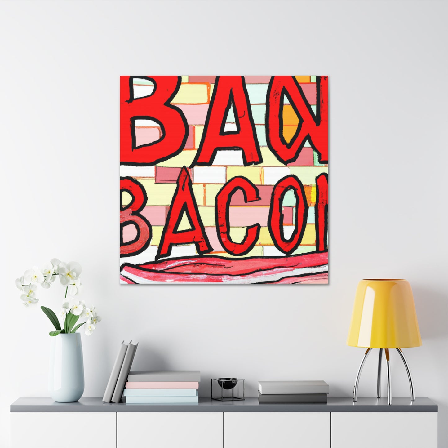 "Bacon in the Streets" - Canvas