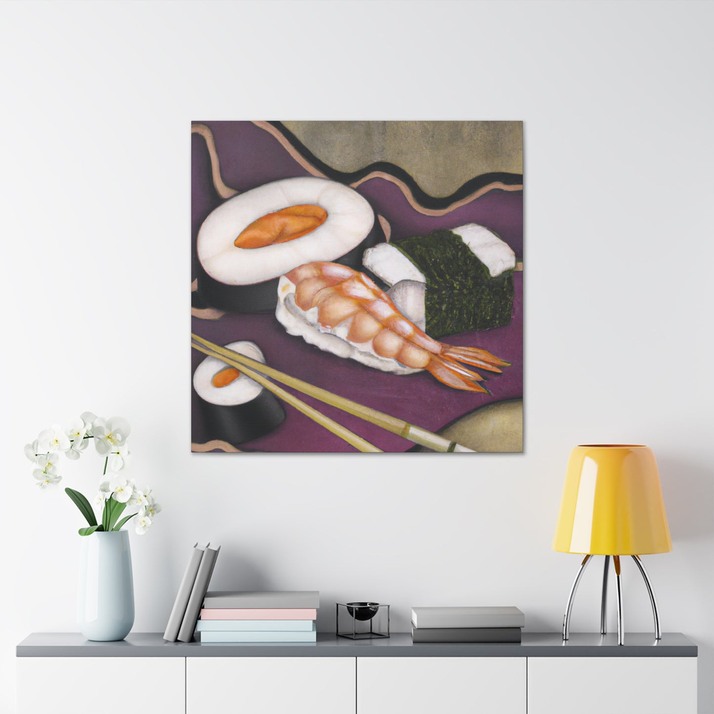 "Sushi of Art Nouveau" - Canvas