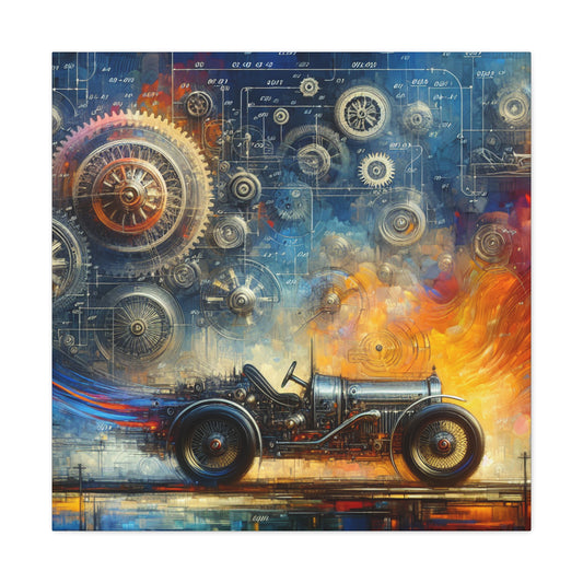 Auto Inventor's Abstract Journey - Canvas