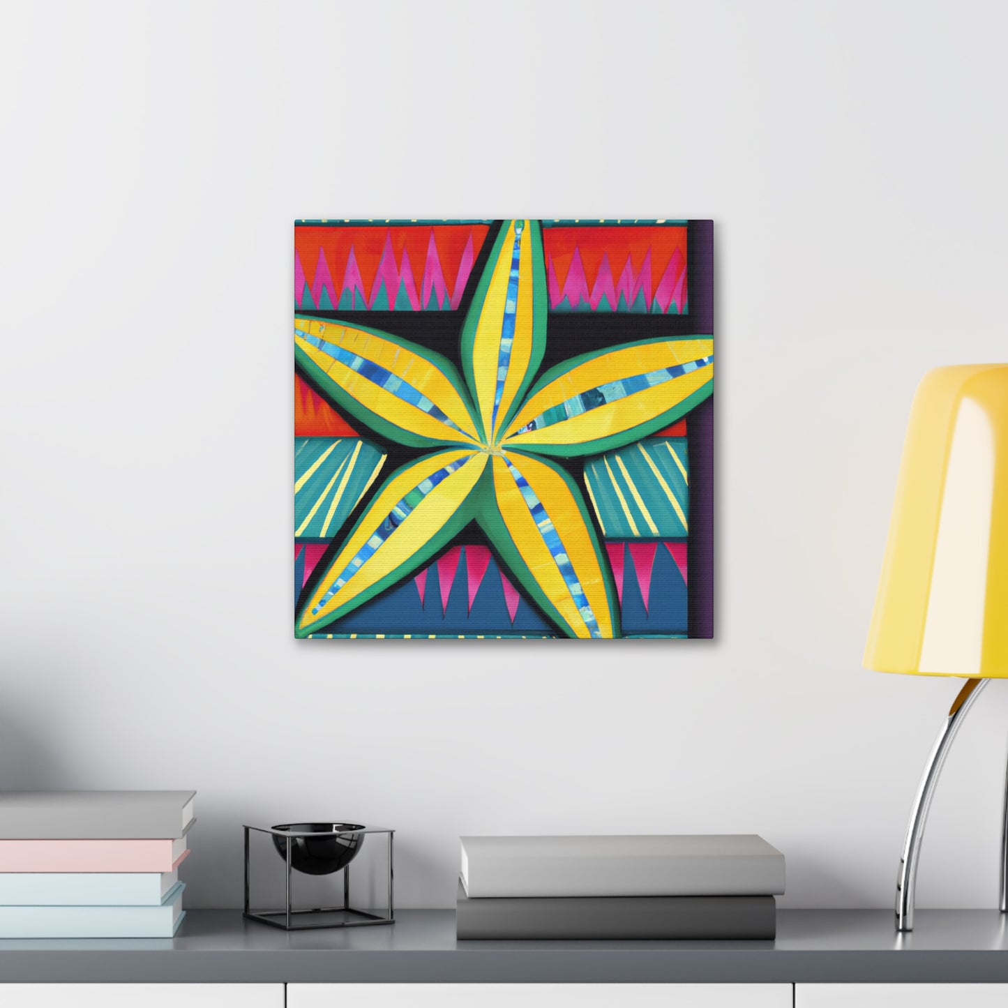 "Starfish on Midnight Beach" - Canvas