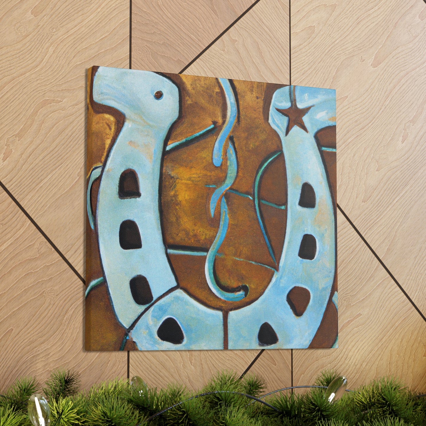 "The Glinting Horseshoe" - Canvas