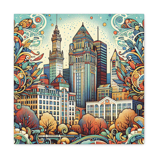 Emerald City Elegance - Canvas