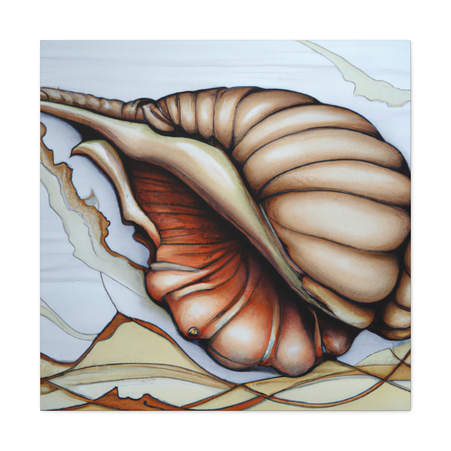 "Sea Shell Symphony" - Canvas