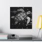 Sea Turtle Abstraction - Canvas