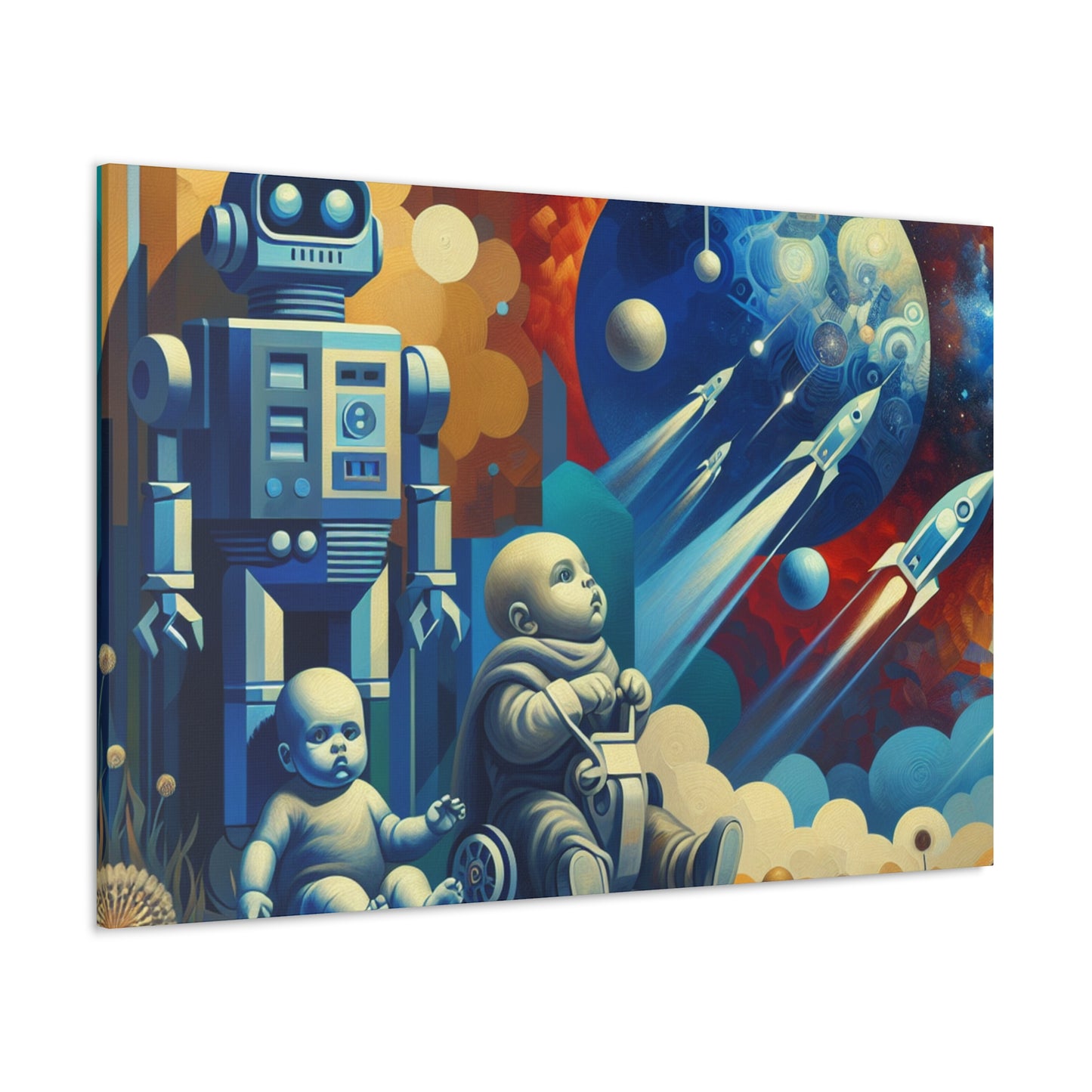 "Robotic Cosmo Explorations" - Canvas