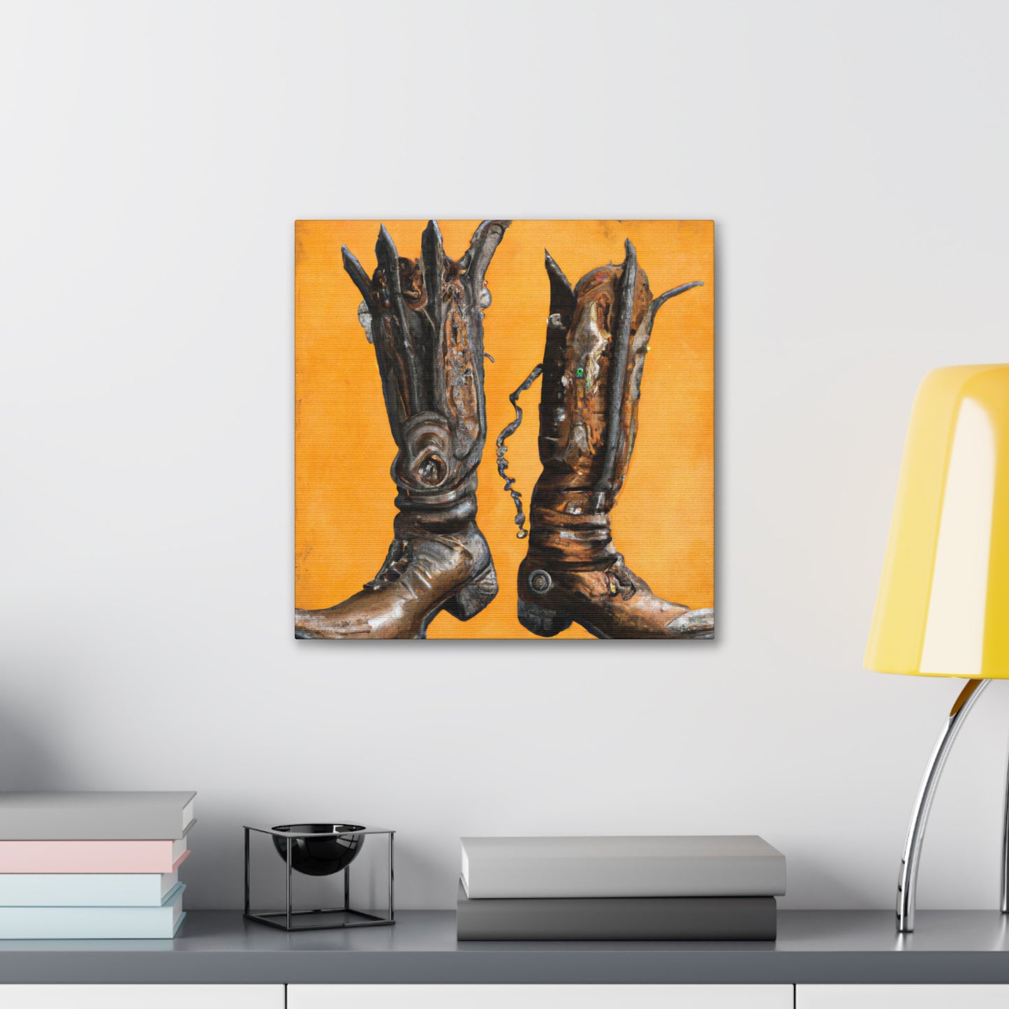 "Boots of Brass and Steel" - Canvas