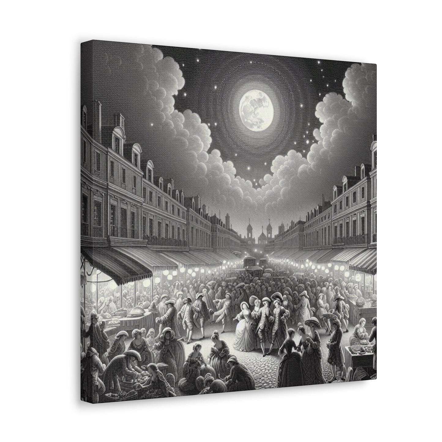 Midnight Masquerade Lights - Canvas