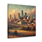 "Cityscape Symphony: Kansas Dreams" - Canvas