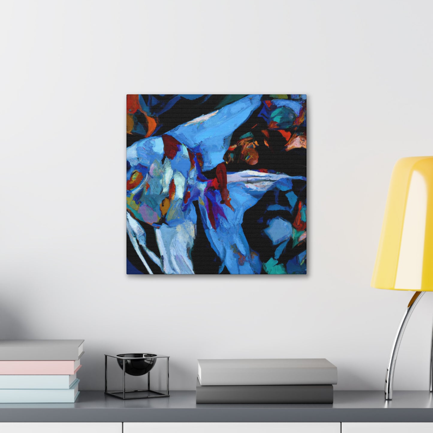 Angelfish in Moonlight - Canvas