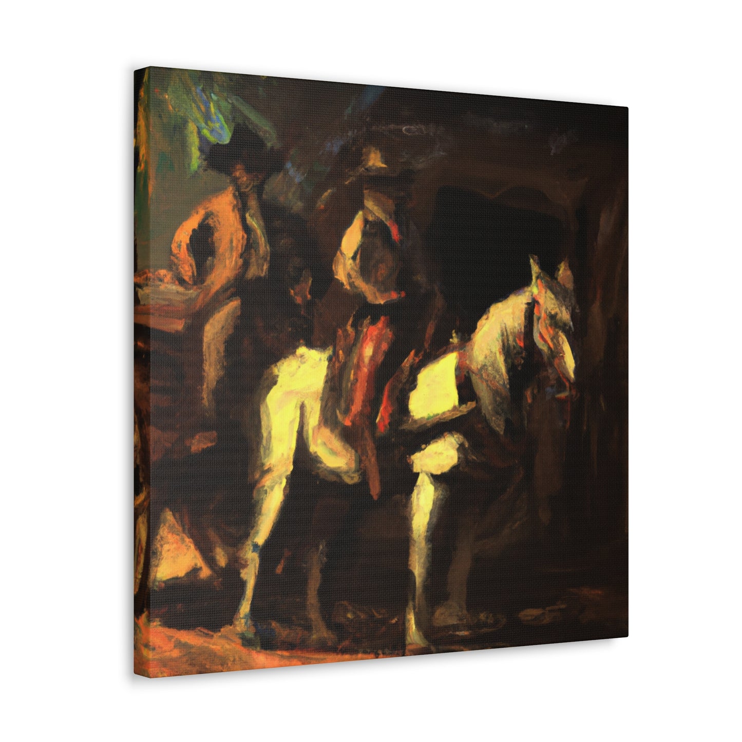 Stagecoach at Dawn - Canvas