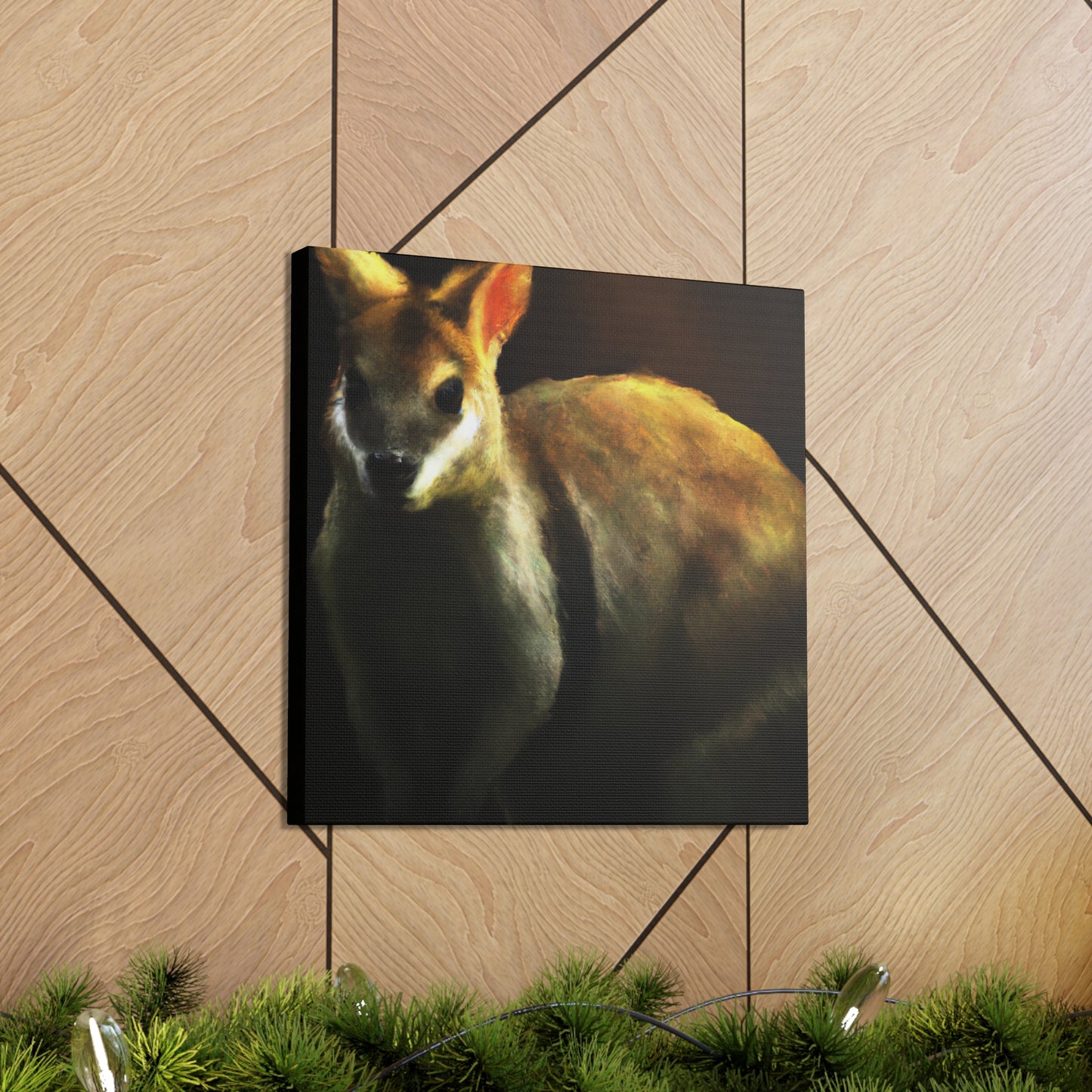 Wallaby Wonderland Scene - Canvas