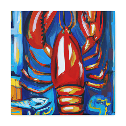 Lobster's Captivating Colors - Canvas