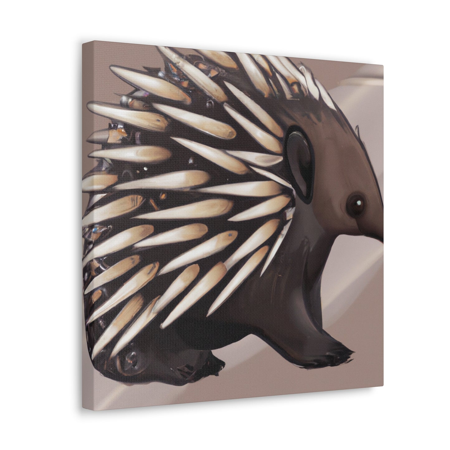 "Echidna in Art Deco" - Canvas