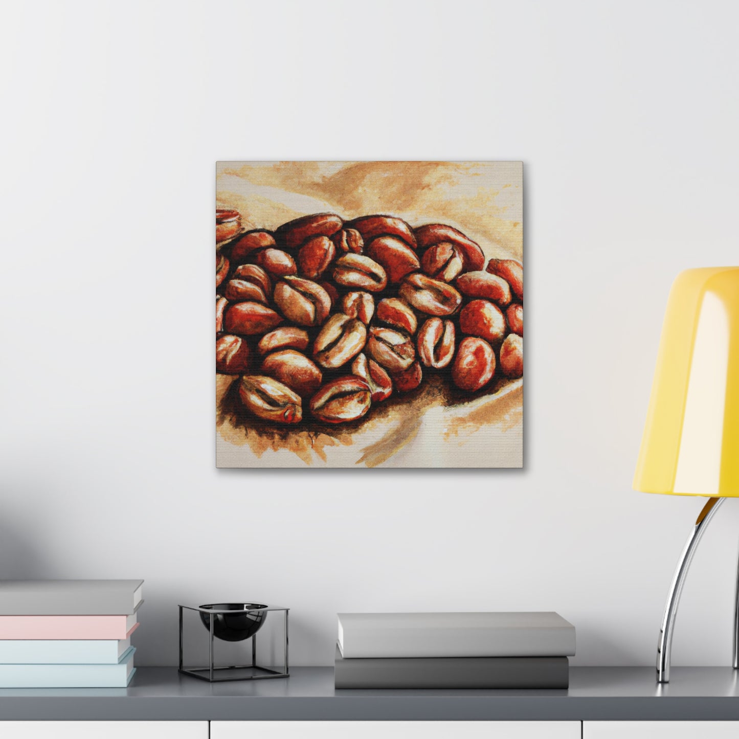 Coffee Beans Abloom - Canvas