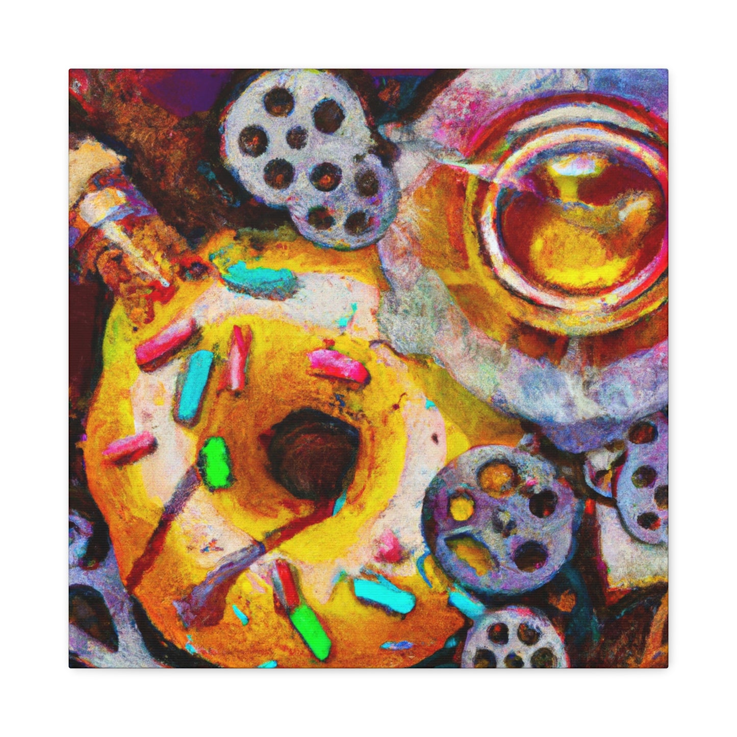 "The Clockwork Doughnut" - Canvas