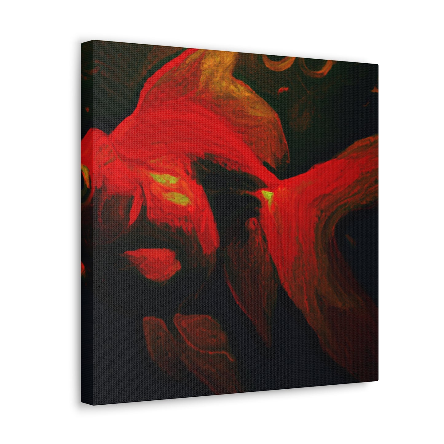 Golden Glistening Goldfish - Canvas