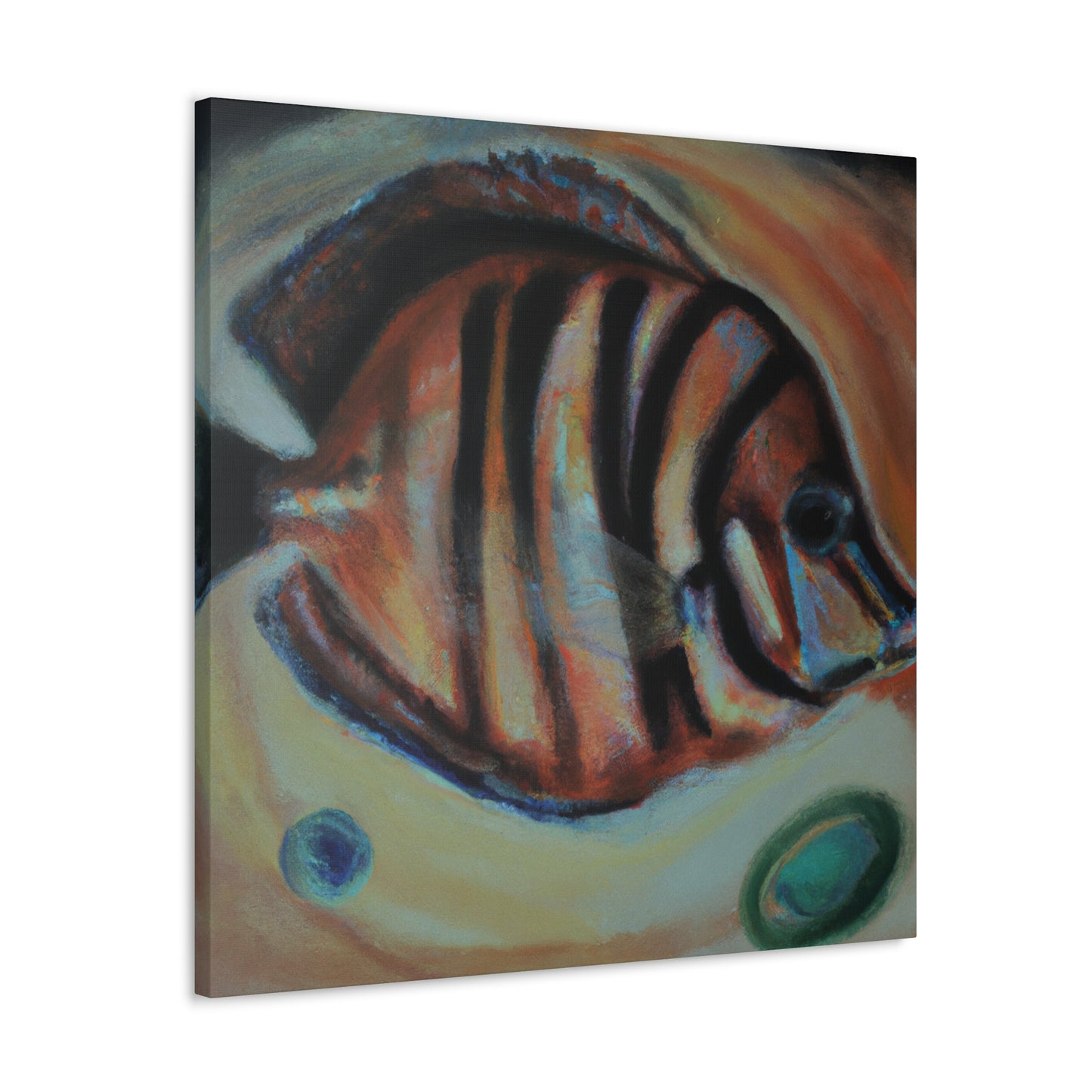 "Discus in Motion" - Canvas