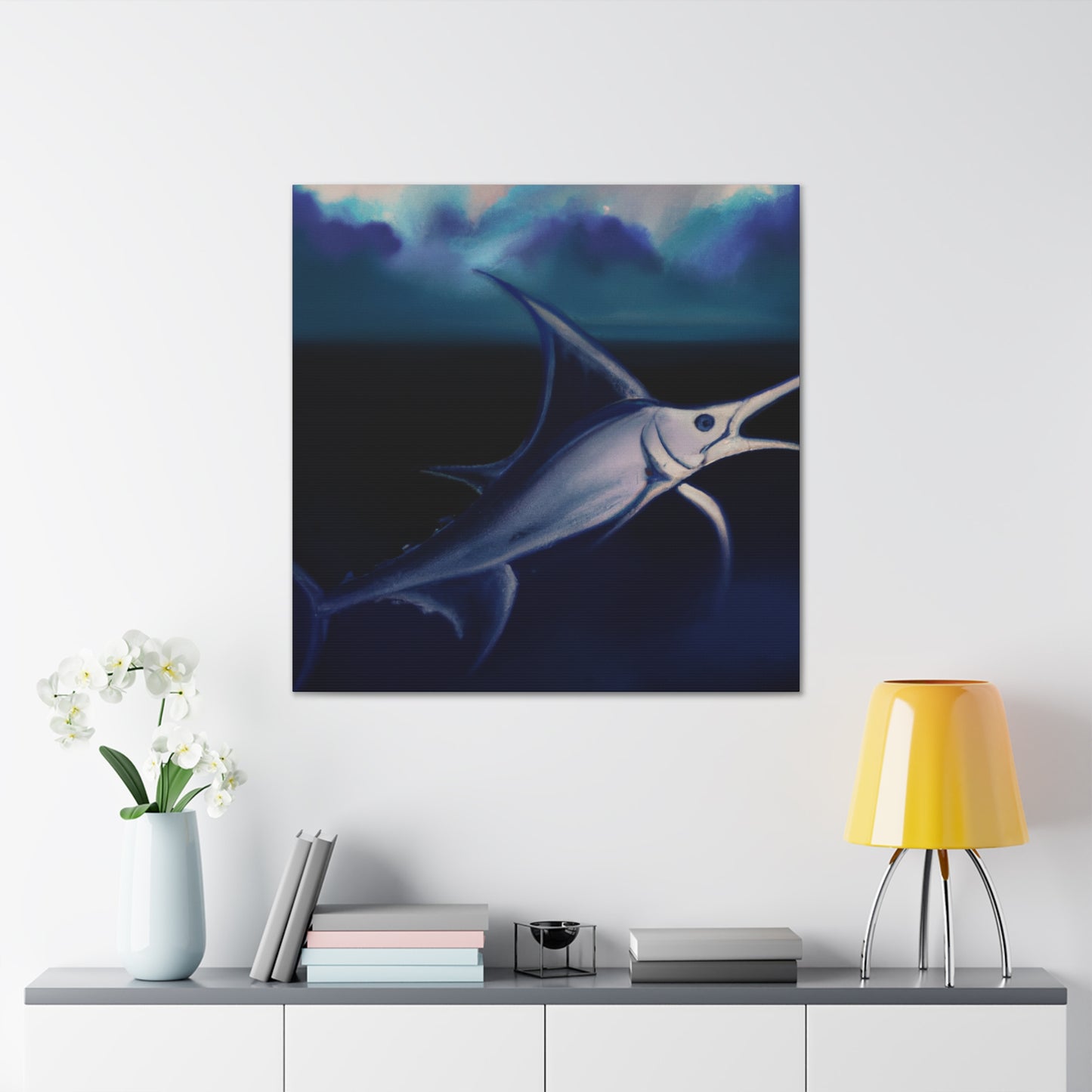 Swordfish in Surrealism - Canvas