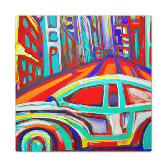 "Car in the Roaring Twenties" - Canvas