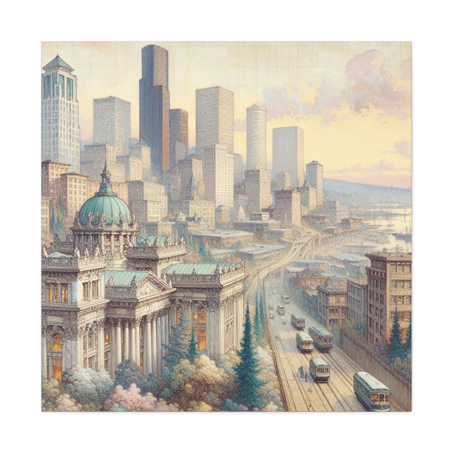 "Enchanting Seattle Symphony" - Canvas