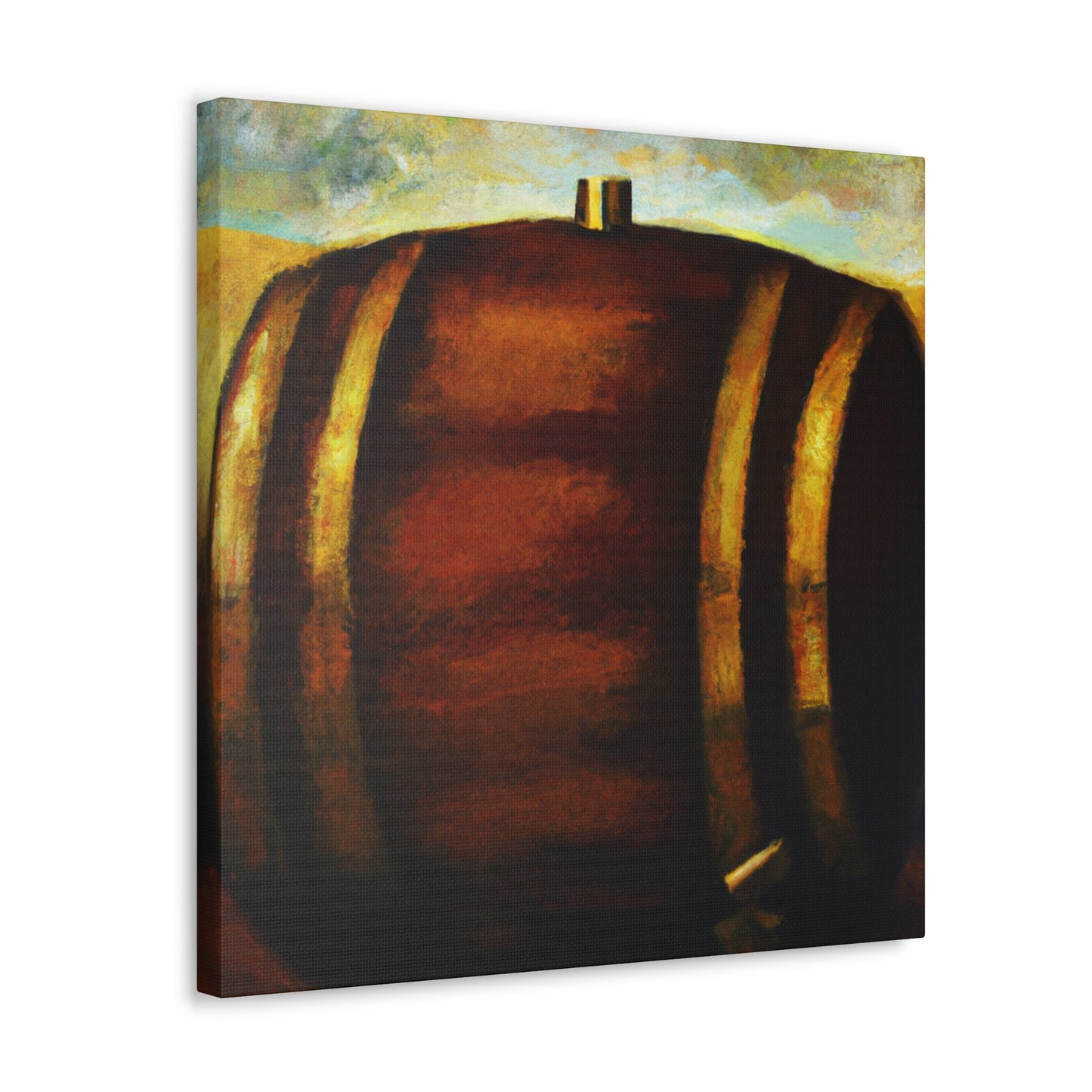 "Whiskey Barrell Slumbering" - Canvas