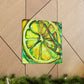 Lemon Impressionism Glows - Canvas