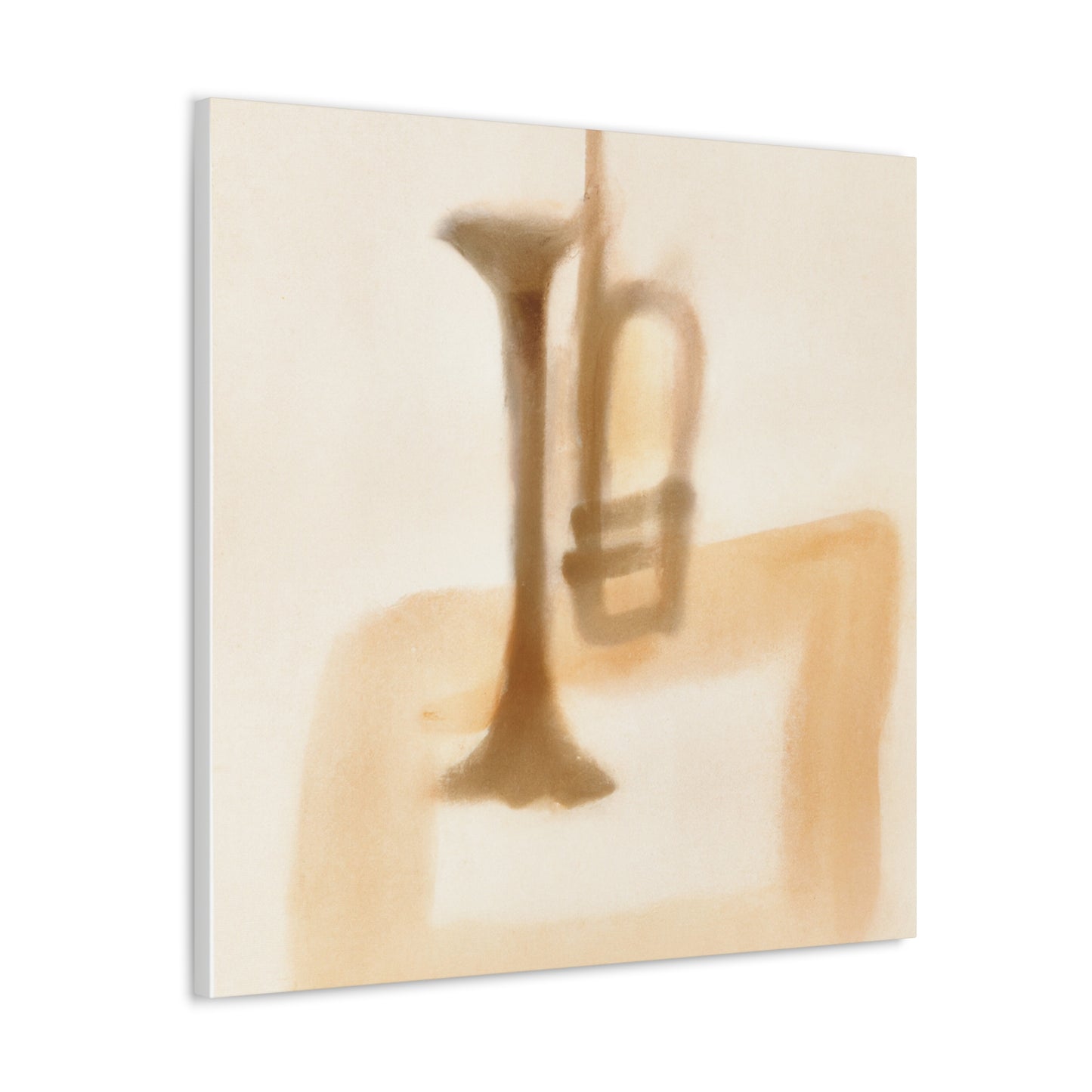 "Trumpet Calls Serenely". - Canvas