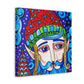 "Elf with a Flying Hat" - Canvas