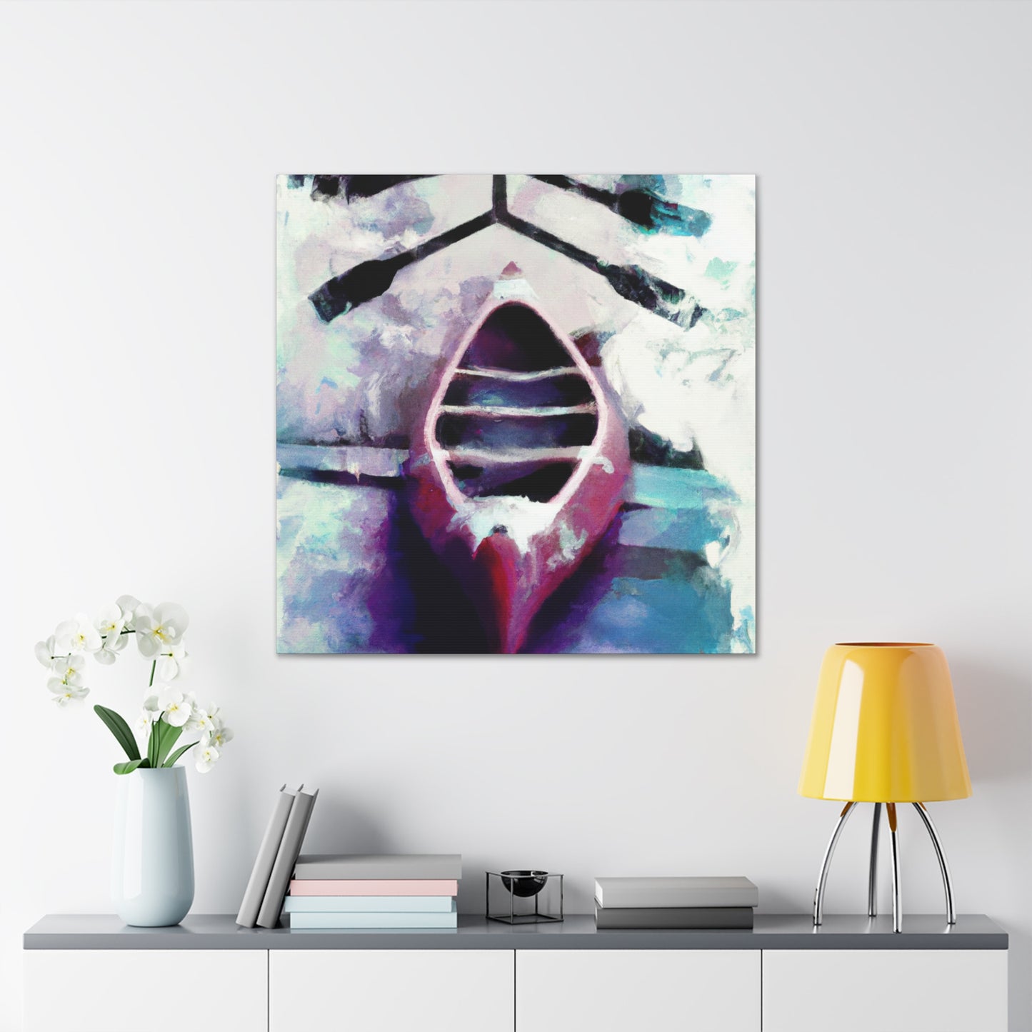 Kayak of the Waves - Canvas