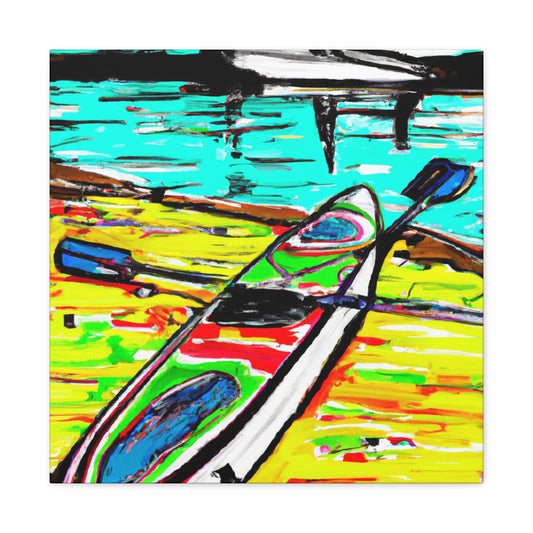 "Paddle Boarding in Peace" - Canvas