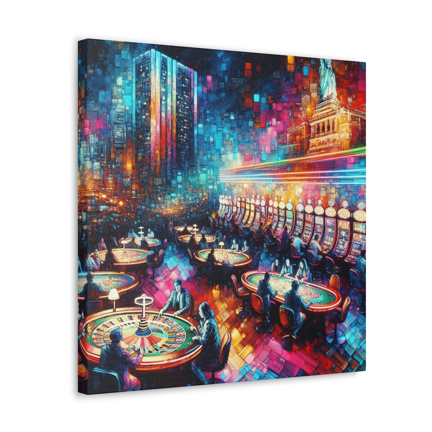 Gilded Dice Parlor - Canvas