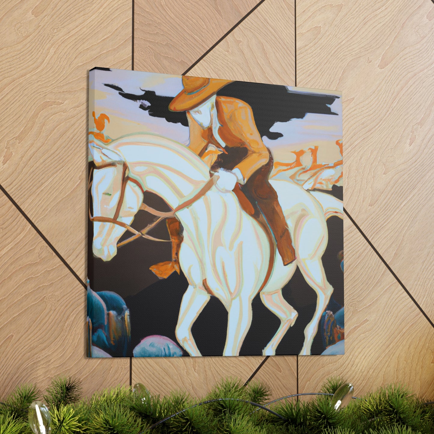 Cowboy Sunrise Ride - Canvas