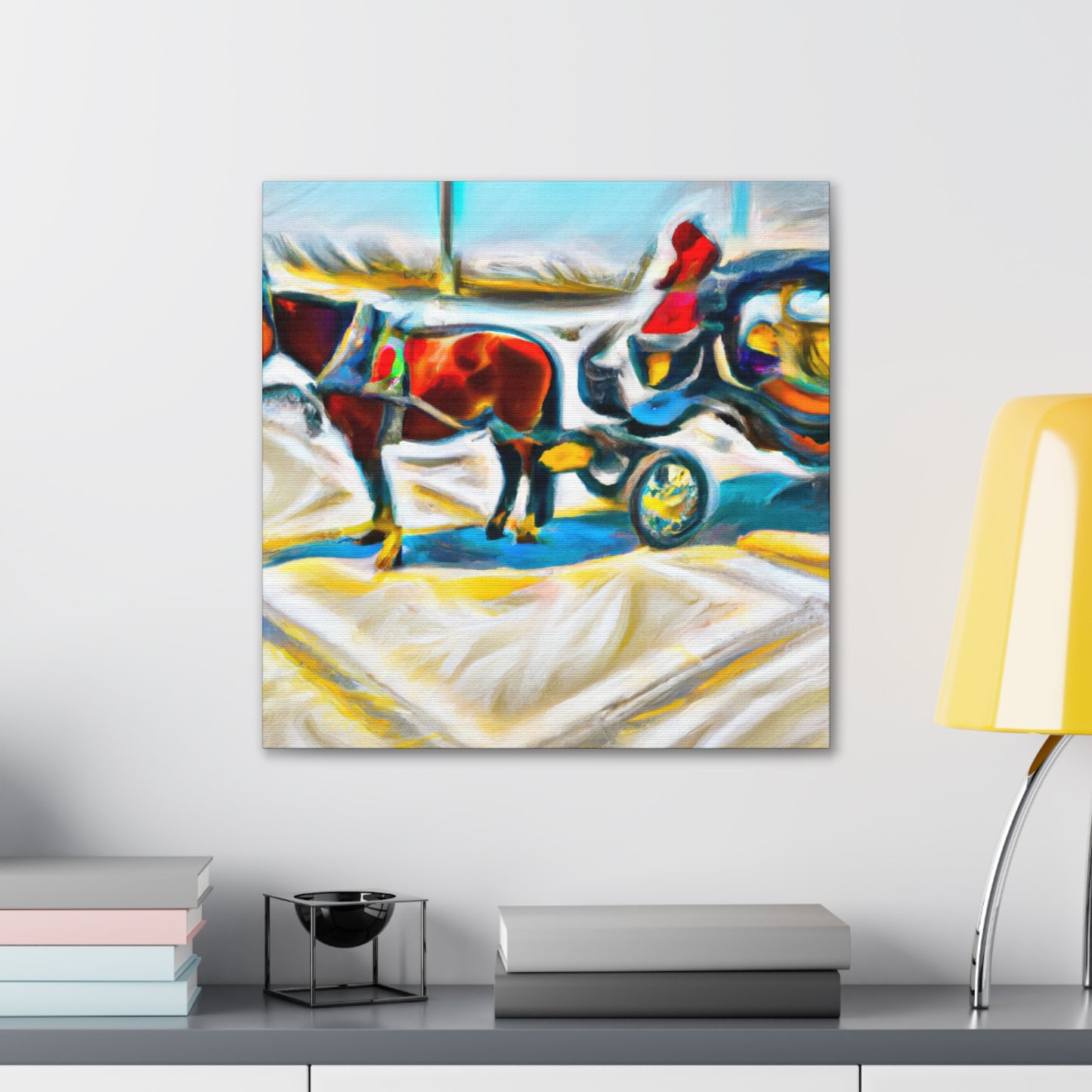 "Riding to Freedom Together" - Canvas