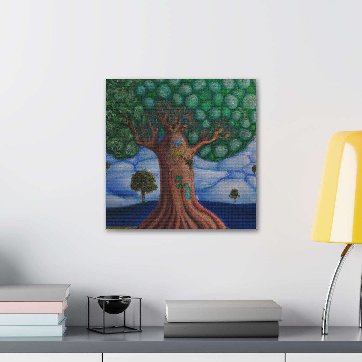 "Oak Tree in Dreamscape" - Canvas