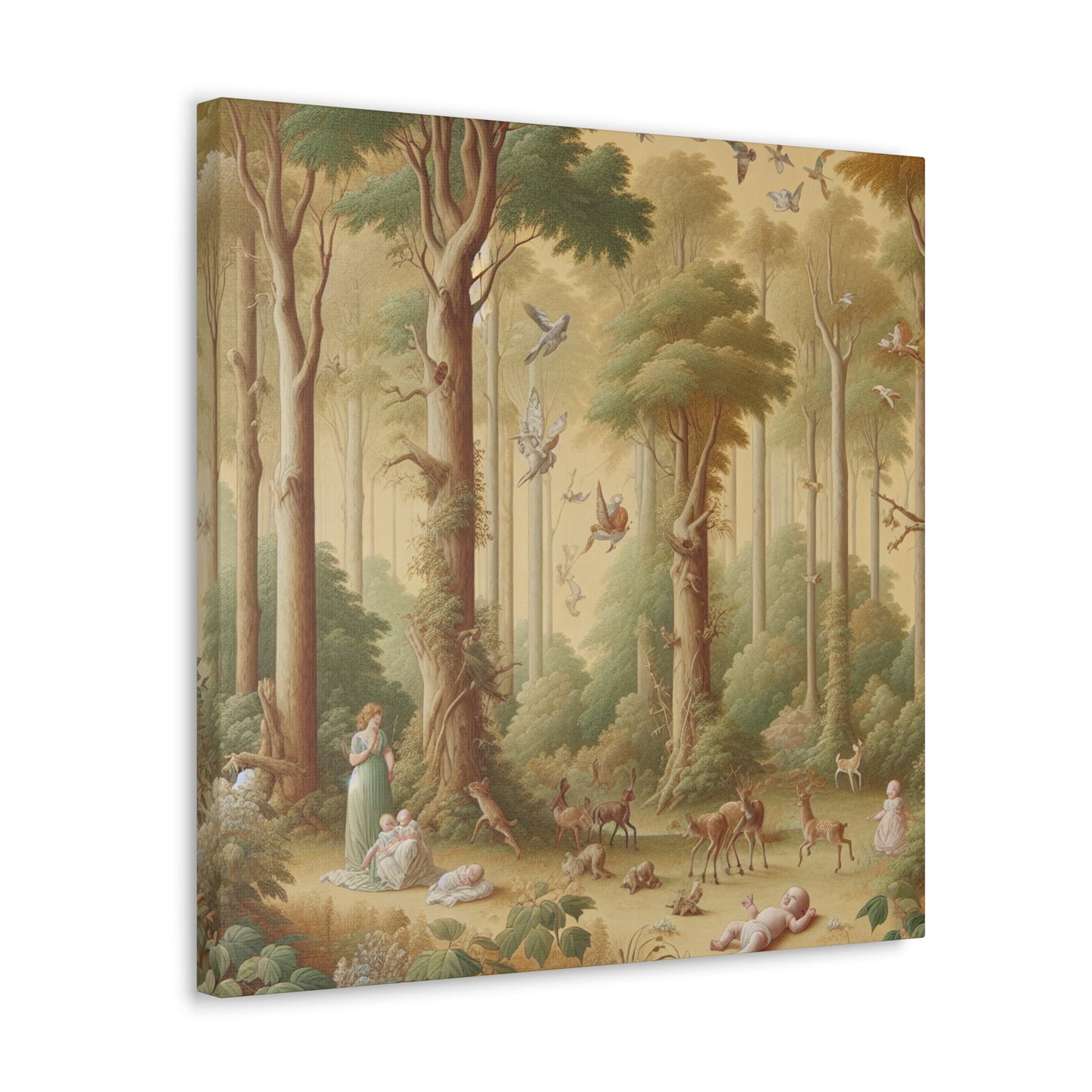 Whispering Woodland Haven - Canvas