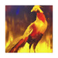 "Golden Pheasant Dance" - Canvas