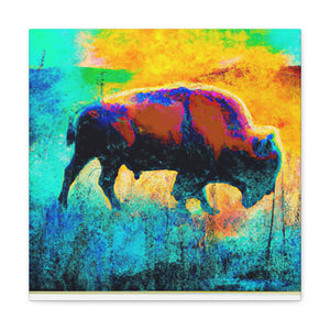 "Majestic Bison Splendor" - Canvas