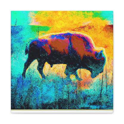 "Majestic Bison Splendor" - Canvas