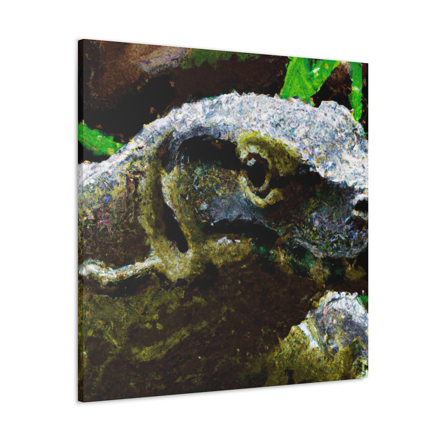 Komodo Dragon Reflection - Canvas