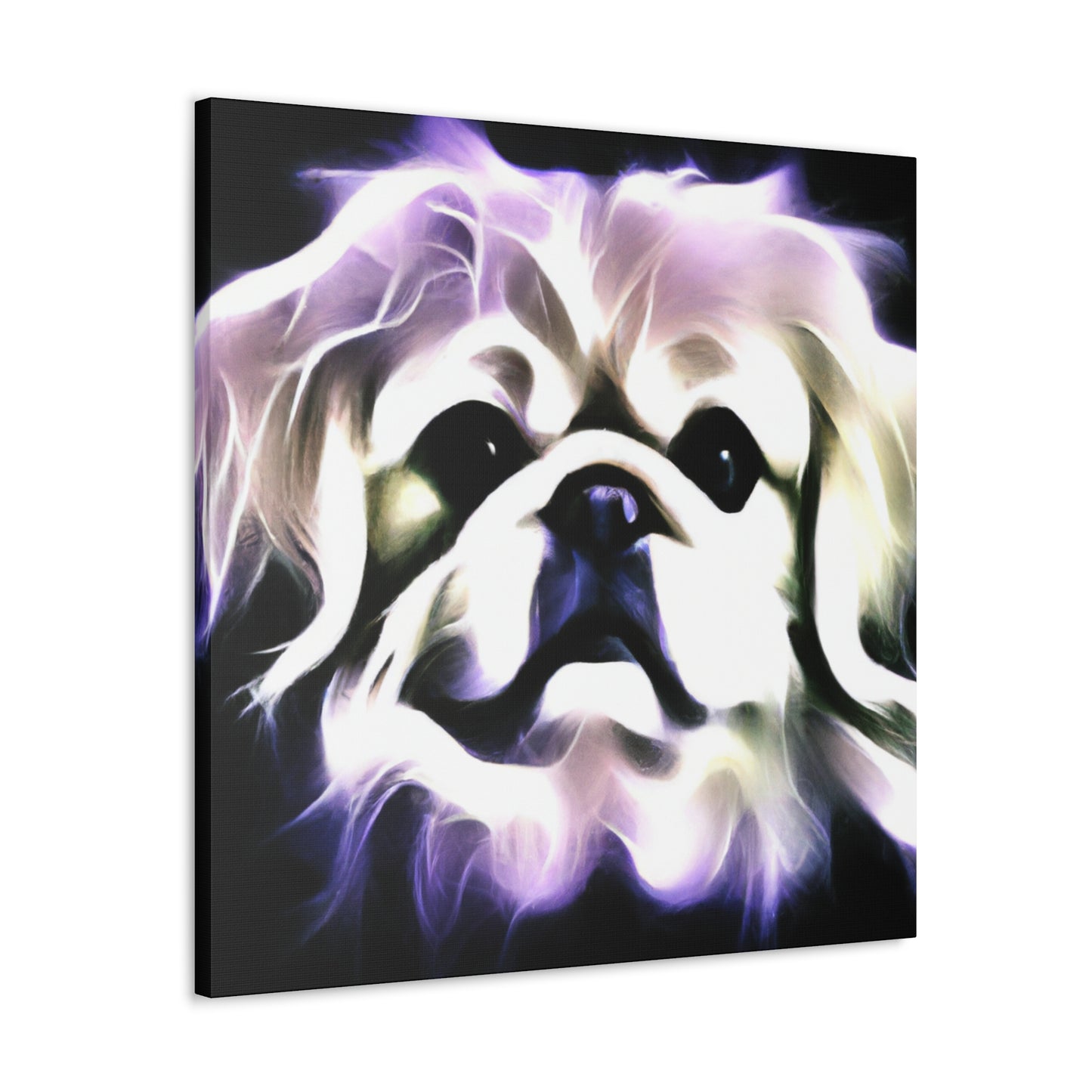 Pekingese Night Illumination - Canvas