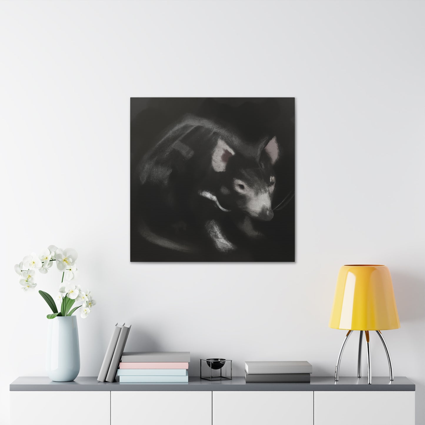 "Tasmanian Devil Howling" - Canvas