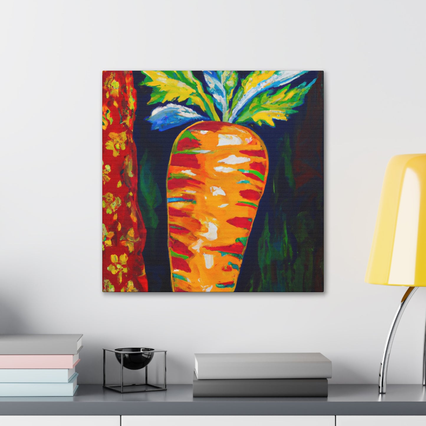 "Carrot in Baroque" - Canvas