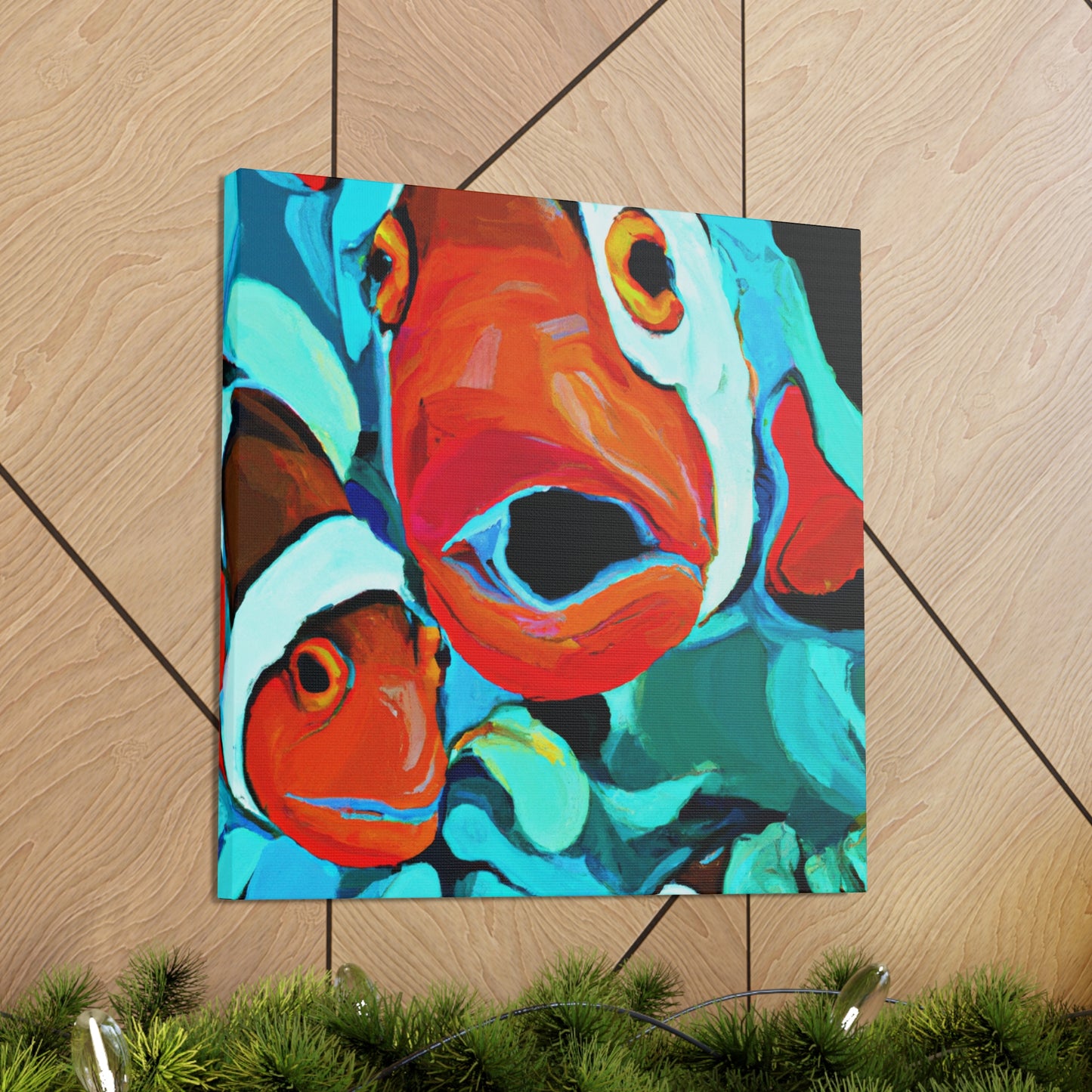 Clownfish Through Expressionism - Canvas