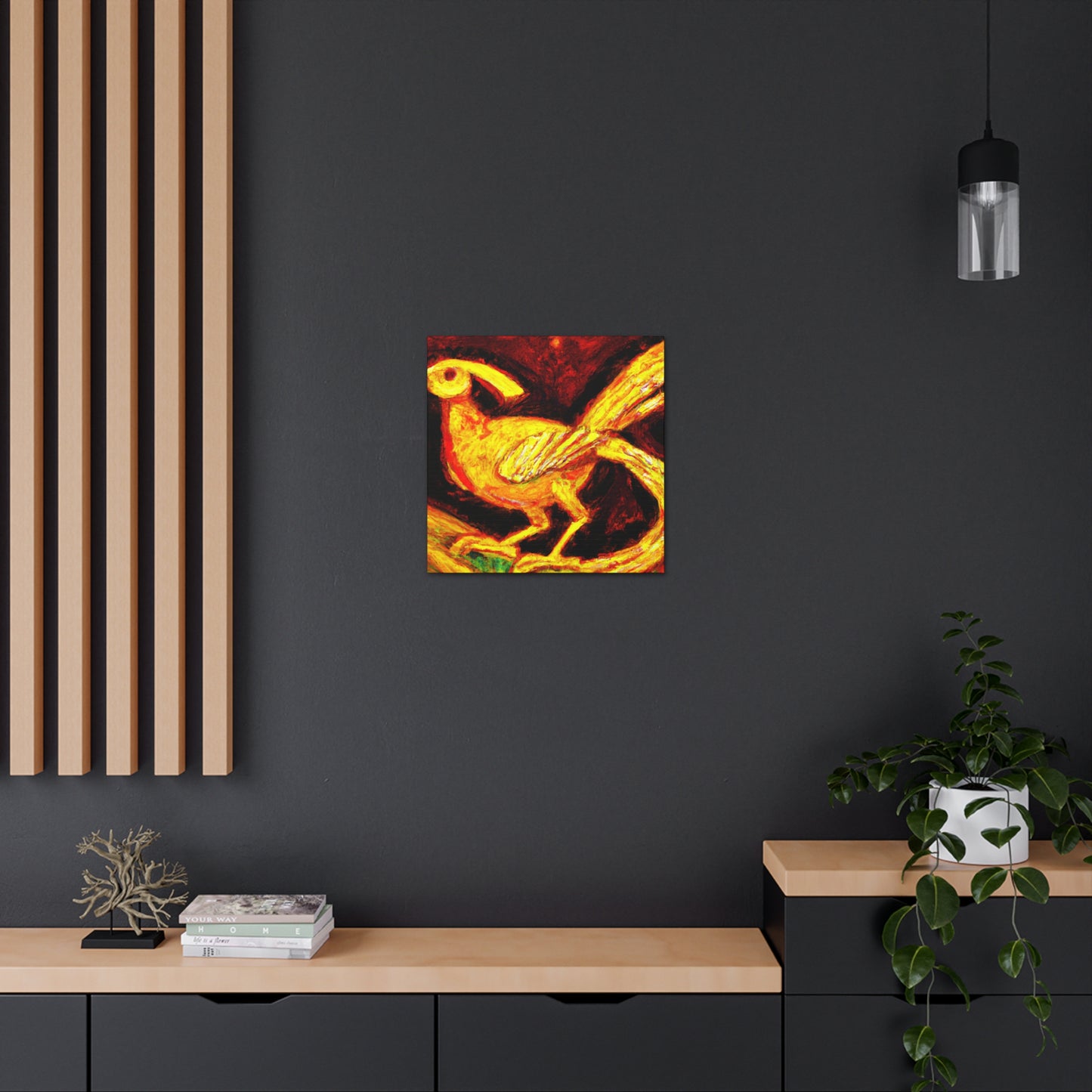 Golden Pheasant Dreaming - Canvas